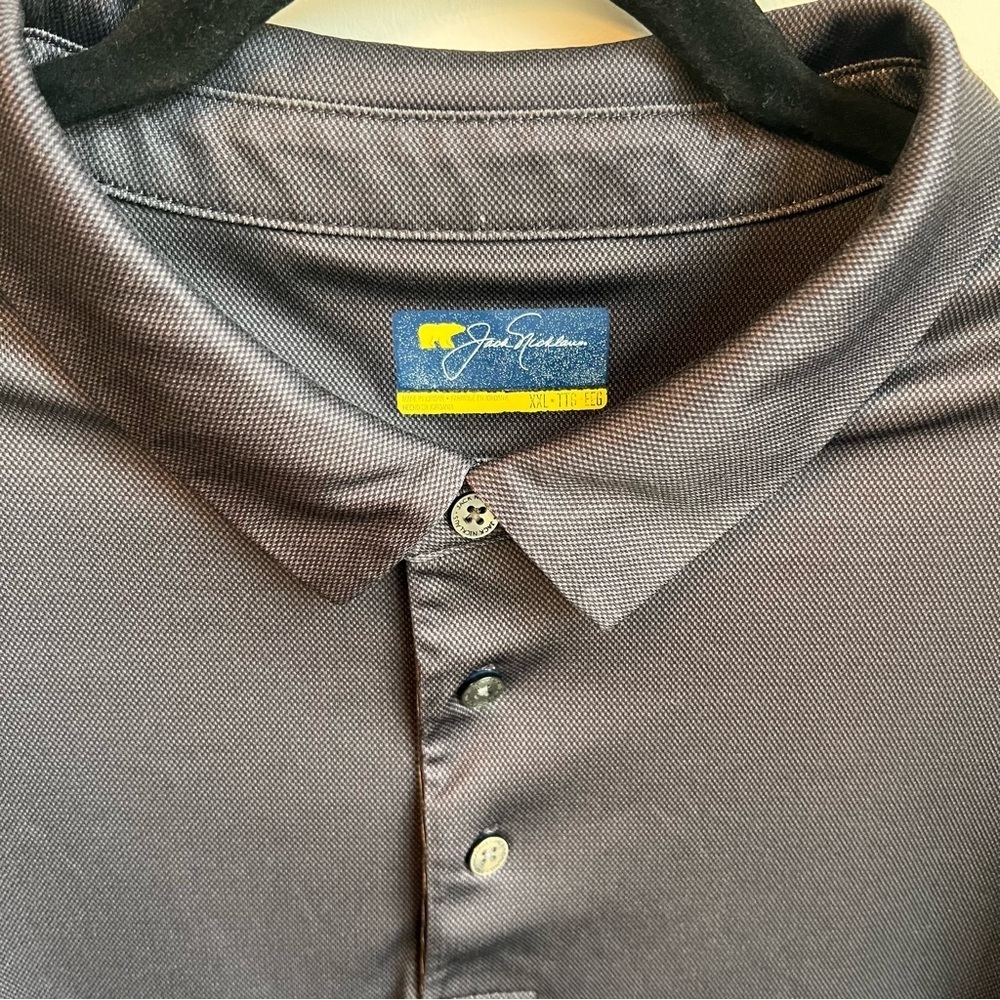 Men’s Dark Gray Polo Shirt - XXL - Picture 2 of 8